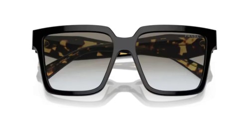 PRADA PR 24ZS ​ - ​1AB0A7 - ​56 Okulary przeciwsłoneczne Czarny Kanciaste