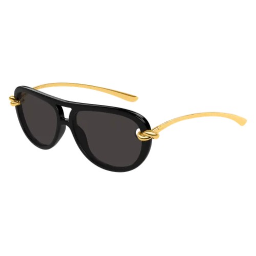 Bottega Veneta BV1418S 001 - 005 - 58 Okulary przeciwsłoneczne Pilotki (aviator)