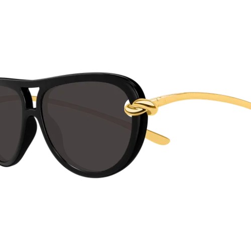 Bottega Veneta BV1418S 001 - 005 - 58 Okulary przeciwsłoneczne Pilotki (aviator)