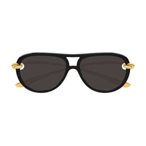Bottega Veneta BV1418S 001 - 005 - 58 Okulary przeciwsłoneczne Pilotki (aviator)
