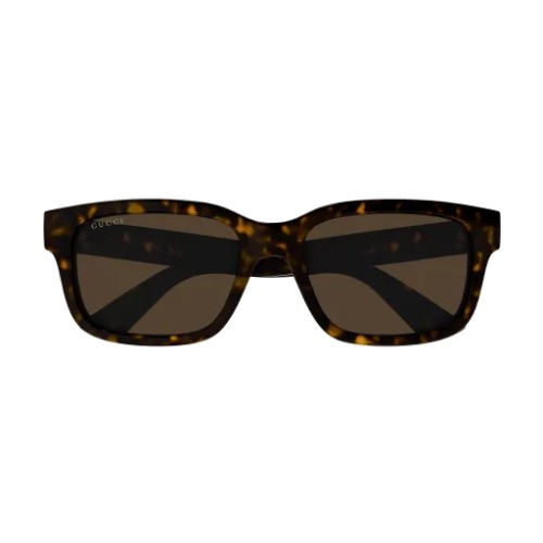 Gucci GG1583S - 002 - 56 Okulary przeciwsłoneczne Havanna Kanciaste