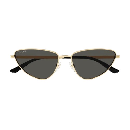 Gucci GG1879S - 001 - 57 Okulary przeciwsłoneczne Złoty Kocie oczy