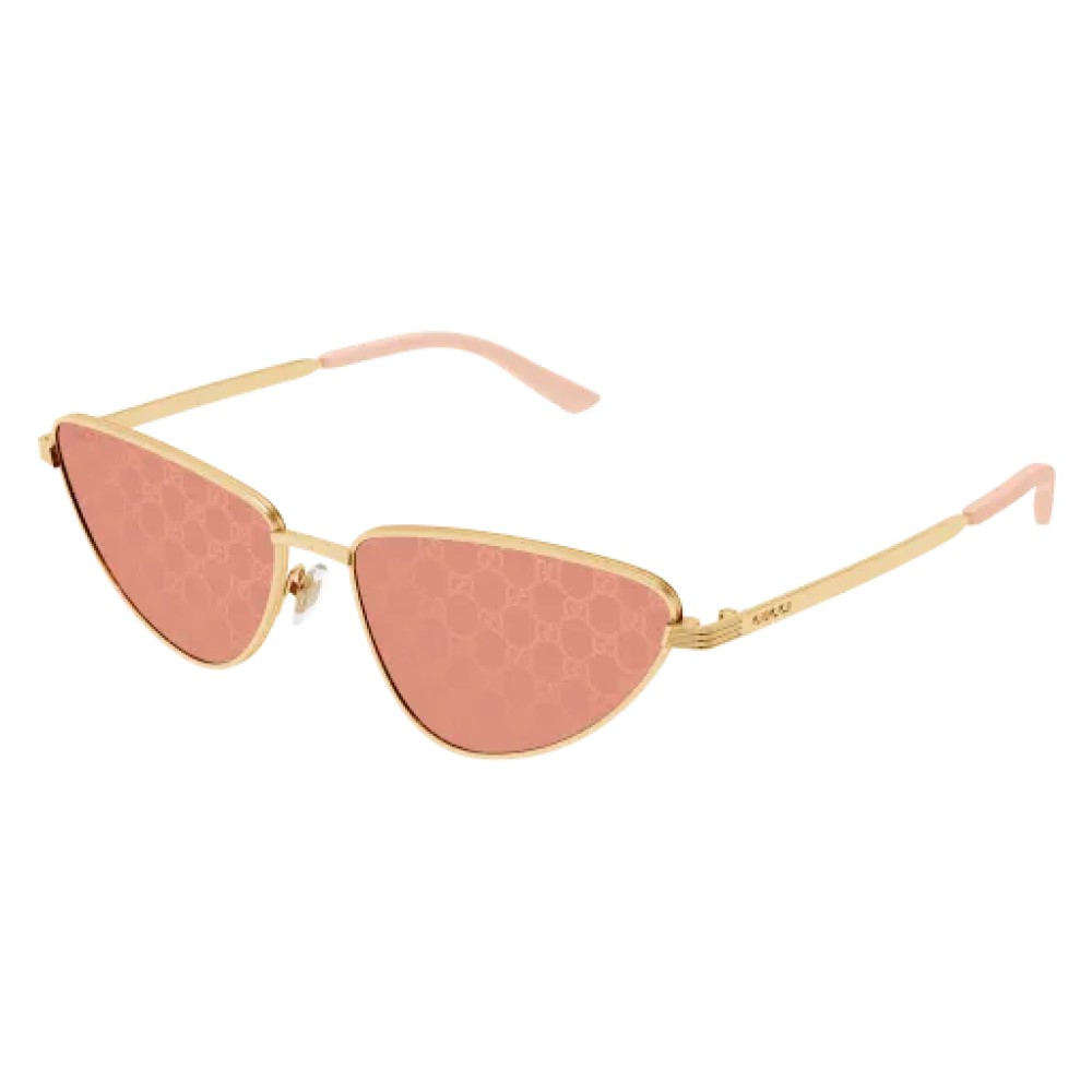Gucci GG1879S - 004 - 57 Okulary przeciwsłoneczne Złoty Kocie oczy