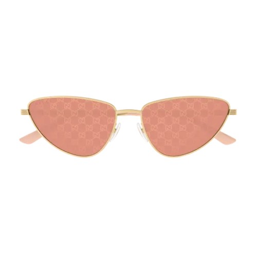 Gucci GG1879S - 004 - 57 Okulary przeciwsłoneczne Złoty Kocie oczy