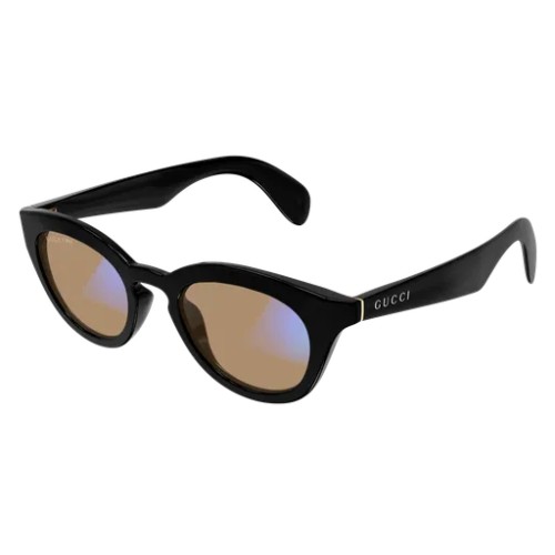 Gucci GG1934S - 006 - 47 - Z SOCZEWKAMI FOTOCHROMOWYMI Okulary przeciwsłoneczne Czarny Panto / zaokrąglony