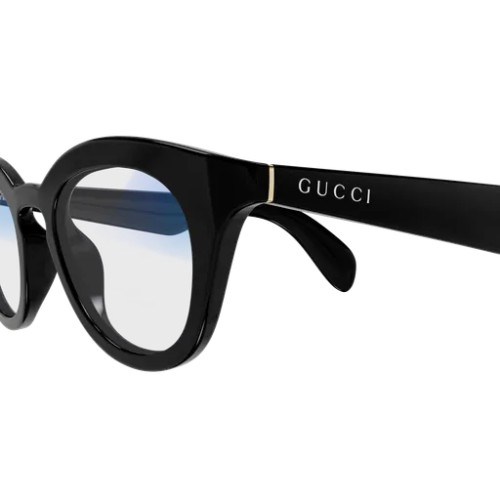 Gucci GG1934S - 006 - 47 - Z SOCZEWKAMI FOTOCHROMOWYMI Okulary przeciwsłoneczne Czarny Panto / zaokrąglony