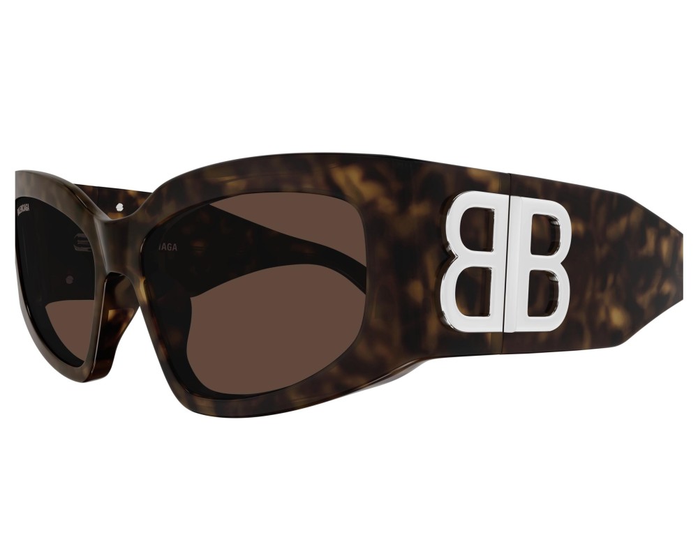 Balenciaga BB0321S - 008 - 57 Okulary przeciwsłoneczne Kanciaste