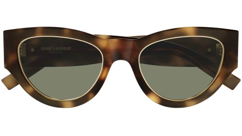 Saint Laurent SL M94 RIM - 001 - 52 Okulary przeciwsłoneczne Havanna Kocie oczy