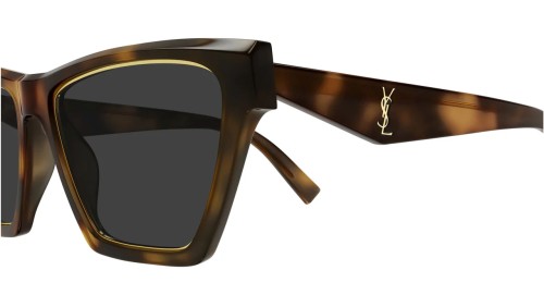 Saint Laurent SL M103 RIM - 001 - 56 Okulary przeciwsłoneczne Havanna Kocie oczy