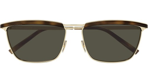 Saint Laurent SL 795 JOE - 001 - 57 Okulary przeciwsłoneczne Złoty Kanciaste