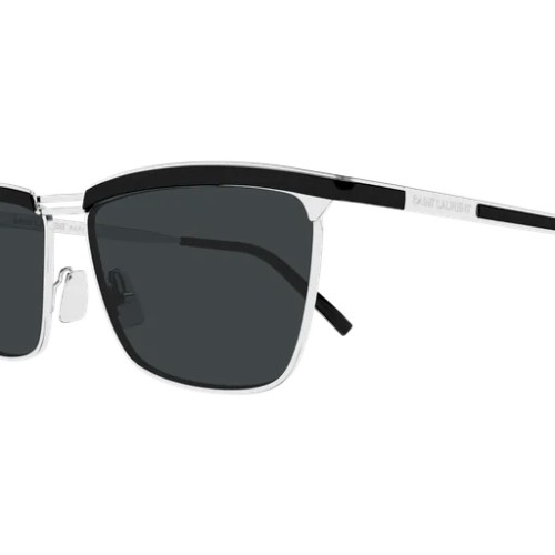 Saint Laurent SL 795 JOE - 003 - 57 Okulary przeciwsłoneczne Srebrny Kanciaste