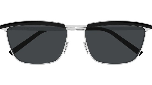 Saint Laurent SL 795 JOE - 003 - 57 Okulary przeciwsłoneczne Srebrny Kanciaste