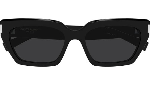 Saint Laurent SL 826 PAGE - 001 - 55 Okulary przeciwsłoneczne Czarny Kanciaste