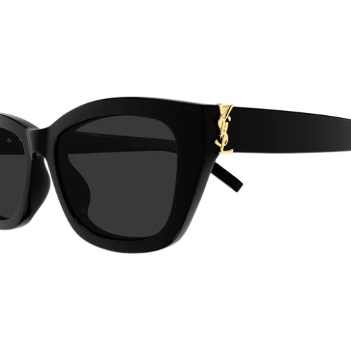 Saint Laurent SL M153 - 001 - 55 Okulary przeciwsłoneczne Czarny Kanciaste