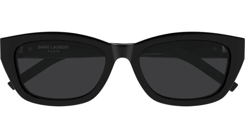 Saint Laurent SL M153 - 001 - 55 Okulary przeciwsłoneczne Czarny Kanciaste