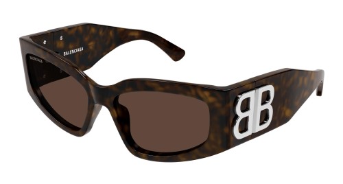 Balenciaga BB0321S - 008 - 57 Okulary przeciwsłoneczne Kanciaste