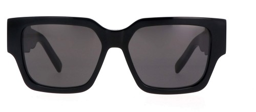 Dior CD SU - 10A0 R - 55 Okulary przeciwsłoneczne Czarny Kanciaste
