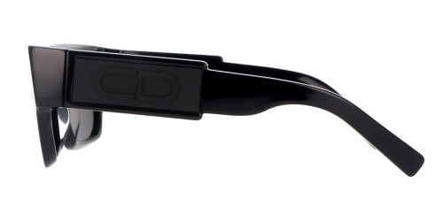 Dior CD SU - 10A0 R - 55 Okulary przeciwsłoneczne Czarny Kanciaste