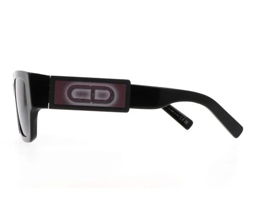 Dior CD SU - 16A0 A - 55 Okulary przeciwsłoneczne Czarny Kanciaste