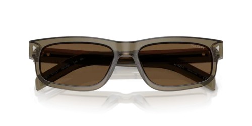 PRADA PR B11S - 18T70F - 57 Okulary przeciwsłoneczne Prostokątny