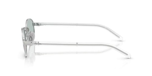 PRADA PR B53S - 1BC40N - 52 Okulary przeciwsłoneczne Srebrny Owalny
