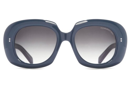 Cutler&Gross CGSN-9383 - 04 - 53 Okulary przeciwsłoneczne Niebieski Kanciaste