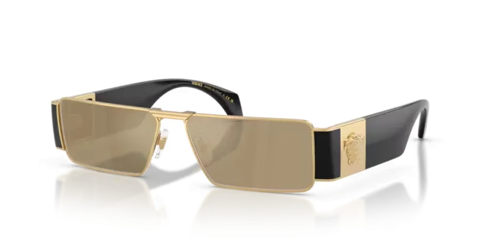 VERSACE VE2286 - 100203 - 57 Złoty Prostokątny