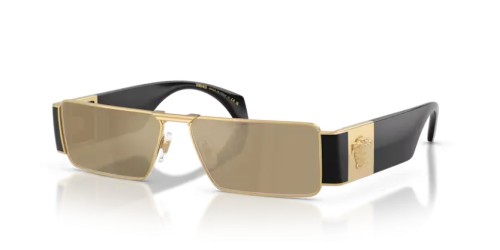 VERSACE VE2286 - 100203 - 57 Złoty Prostokątny