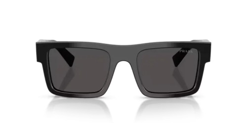 PRADA PR 19WS - 1AB5S0 - 52 Okulary przeciwsłoneczne Czarny Prostokątny