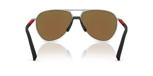 Prada Linea Rossa PS 53ZS - 1BC08R - 59 Okulary przeciwsłoneczne Srebrny Pilotki (aviator)