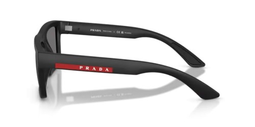 Prada Linea Rossa PS A07S - 1BO02G - 58 - Z SOCZEWKAMI POLARYZACYJNYMI Okulary przeciwsłoneczne Matowa czerń Prostokątny