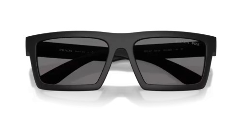 Prada Linea Rossa PS A07S - 1BO02G - 58 - Z SOCZEWKAMI POLARYZACYJNYMI Okulary przeciwsłoneczne Matowa czerń Prostokątny