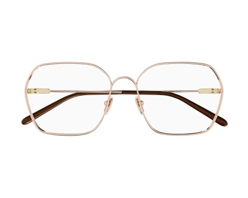 Chloé CH0208O - 002 - 55 Oprawki korekcyjne Różowe złoto Kanciaste