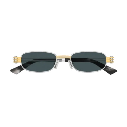 Bottega Veneta BV 1381S - 003 - 50 Okulary przeciwsłoneczne Srebrny Prostokątny