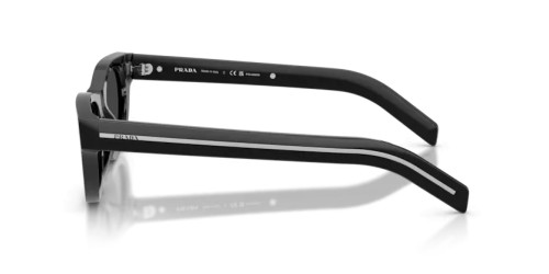 PRADA PR C09S - 16K08G - 51 - Z SOCZEWKAMI POLARYZACYJNYMI Okulary przeciwsłoneczne Czarny Kocie oczy