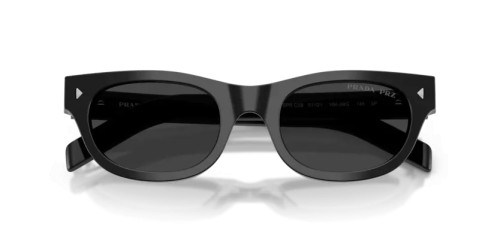 PRADA PR C09S - 16K08G - 51 - Z SOCZEWKAMI POLARYZACYJNYMI Okulary przeciwsłoneczne Czarny Kocie oczy