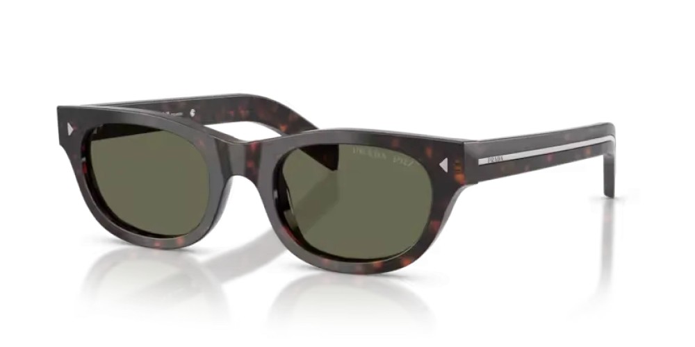PRADA PR C09S - 17N03R - 51 - Z SOCZEWKAMI POLARYZACYJNYMI Okulary przeciwsłoneczne Havanna Kocie oczy