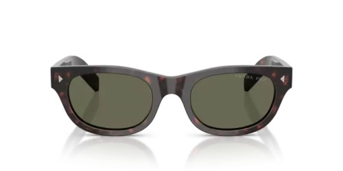 PRADA PR C09S - 17N03R - 51 - Z SOCZEWKAMI POLARYZACYJNYMI Okulary przeciwsłoneczne Havanna Kocie oczy