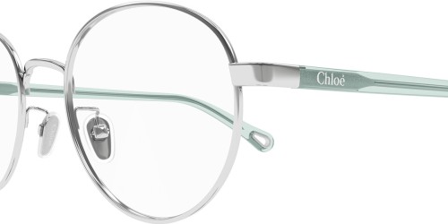 Chloé CH0216OA - 001 - 52 Oprawki korekcyjne Srebrny Pillow (zaokrąglony)