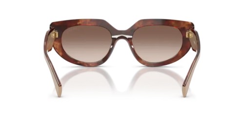 PRADA PR D02S - 00K10S - 53 Okulary przeciwsłoneczne Owalny