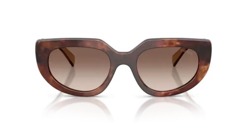 PRADA PR D02S - 00K10S - 53 Okulary przeciwsłoneczne Owalny