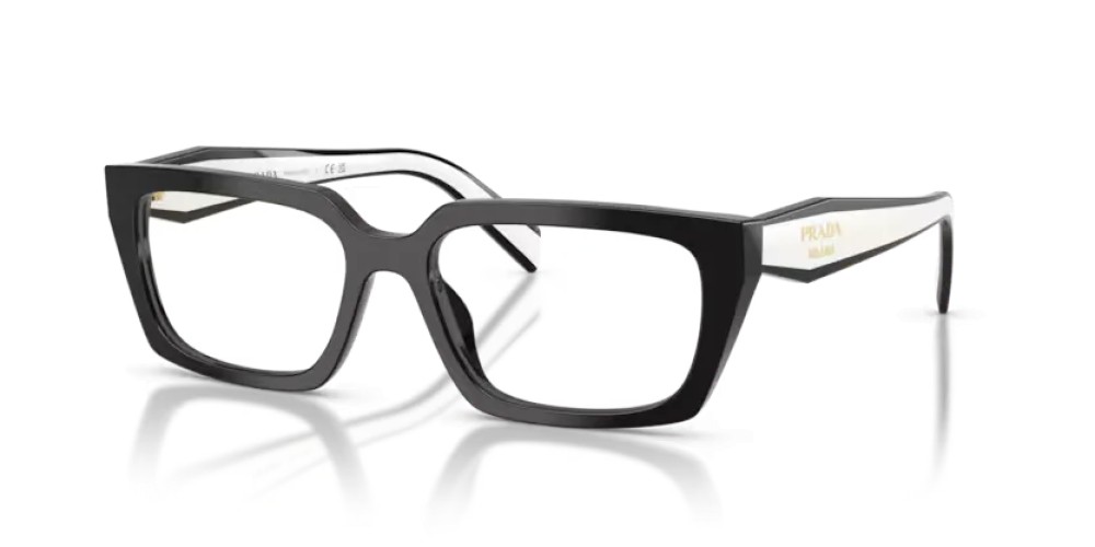 PRADA PR D05V - 20G1O1 - 53 Oprawki korekcyjne Czarny Prostokątny