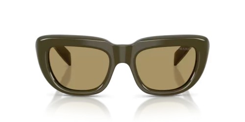 PRADA PR D07S - 26J70G - 53 Okulary przeciwsłoneczne Prostokątny