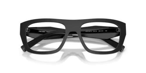PRADA PR D07VU - 16K1O1 - 52 Oprawki korekcyjne Czarny Prostokątny