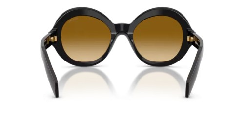 PRADA PR D08SU - 16K10X - 53 Okulary przeciwsłoneczne Czarny Okrągły