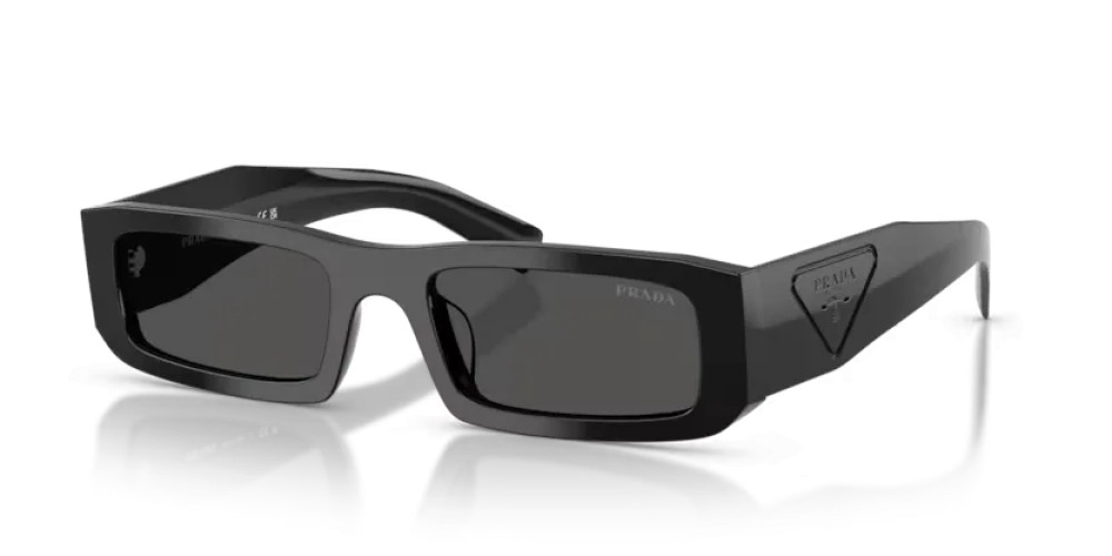 PRADA PR D09SD - 16K08Z - 54 Okulary przeciwsłoneczne Czarny Prostokątny