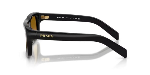 PRADA PR D11S - 16K10X - 54 Okulary przeciwsłoneczne Czarny Prostokątny