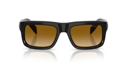 PRADA PR D11S - 16K10X - 54 Okulary przeciwsłoneczne Czarny Prostokątny