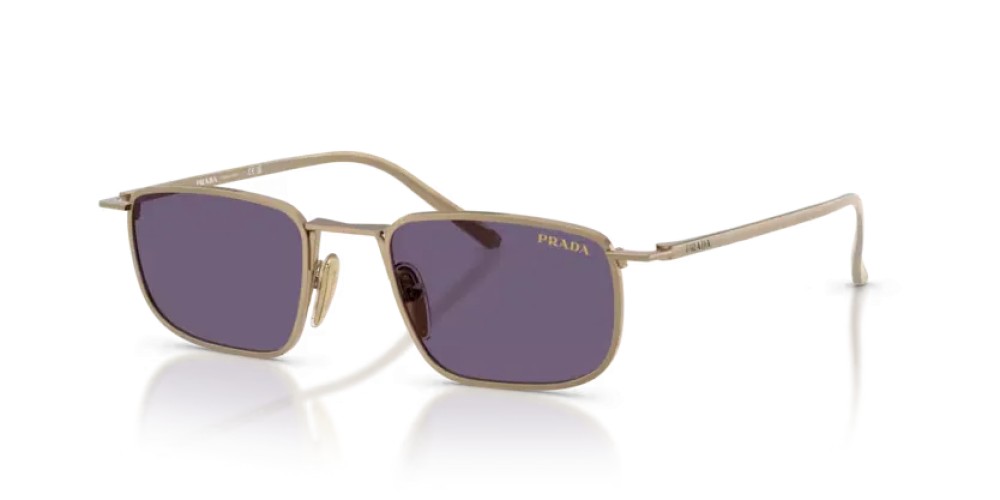 PRADA PR D52S - 7OE70W - 49 Okulary przeciwsłoneczne Brąz