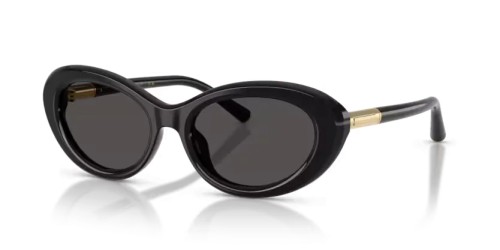 DOLCE & GABBANA DG4519 - 501/87 - 54 Okulary przeciwsłoneczne Czarny Owalny